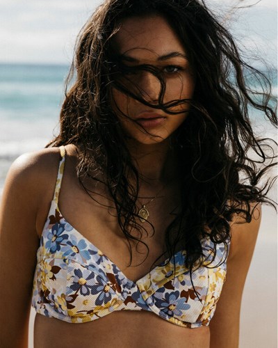 Billabong Hula Moon Nova Bra Bikiny Top Bílé | JDBXHZ-354
