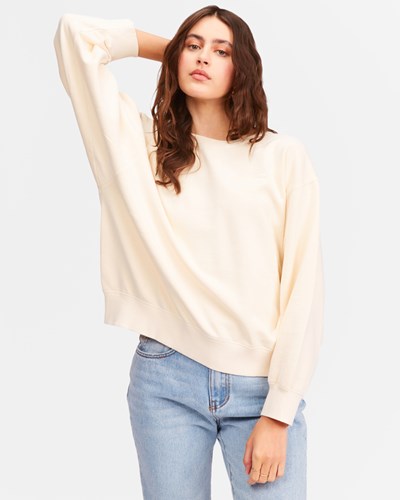 Billabong Ideal Crewneck Sweatshirt Bílé | DTBOXA-548