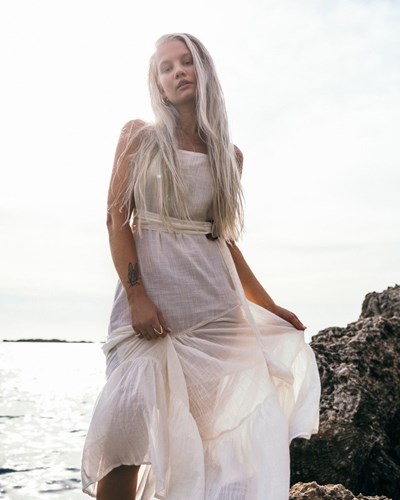 Billabong Island Spirit Maxi Šaty Bílé | YZTIWC-194