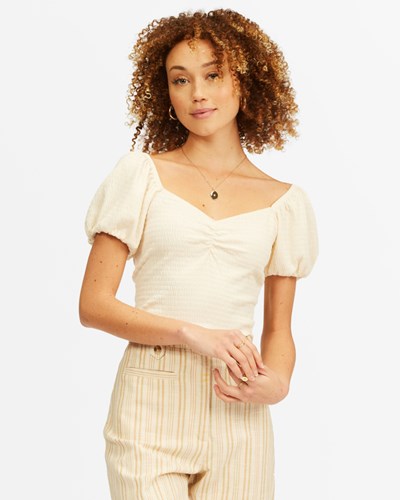 Billabong Its Love Knit Top Bílé | MPBQXY-783