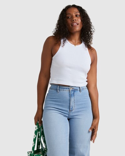 Billabong Jessie Tank Top Bílé | PBOVXQ-123