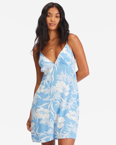 Billabong Just Add Sun Mini Slip Šaty Blankyt | HOKULA-702