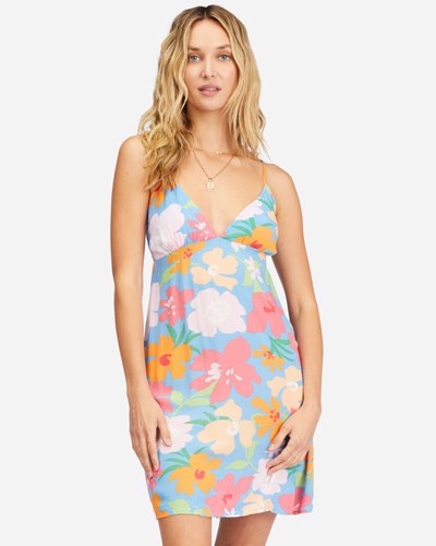 Billabong Just Add Sun Mini Slip Šaty Multi | JGLIQT-539