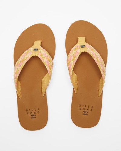Billabong Kai Braided Sandals Golden Dream | XNYUZT-810