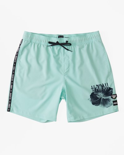 Billabong Kamea Hawaii Layback Boardshorts 16" Mátově Zelená | KSWLET-731