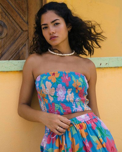 Billabong Keep It Simple Crop Top Multi | WEDNKI-269