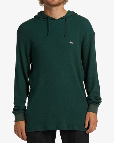 Billabong Keystone Pullover Thermal Hoodie Pacific | EVRNJZ-024