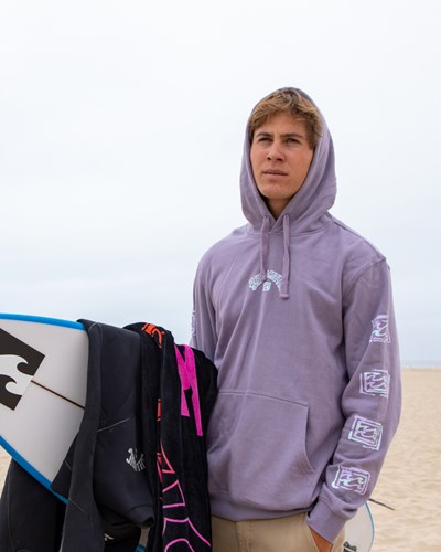 Billabong Krátké Sands Pullover Hoodie Fialové | OGDZPC-814