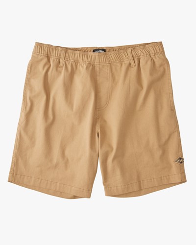 Billabong Larry Layback Shorts 16" Gravel | MRXCUD-751