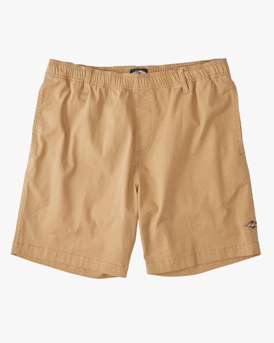 Billabong Larry Layback Shorts 19" Gravel | XOKRCE-135