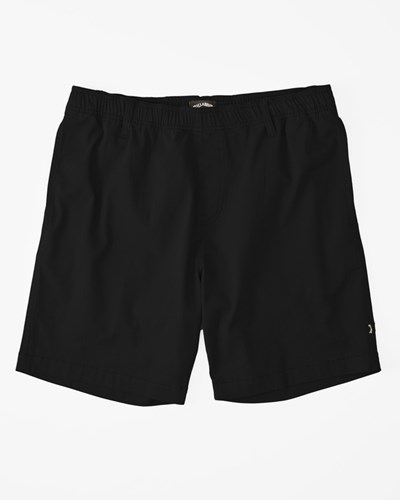 Billabong Larry Layback Shorts 19" Černé | JMHTCY-154