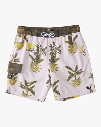Billabong Layback Bottle Opener Boardshorts 17" Růžové | YMHQPE-706
