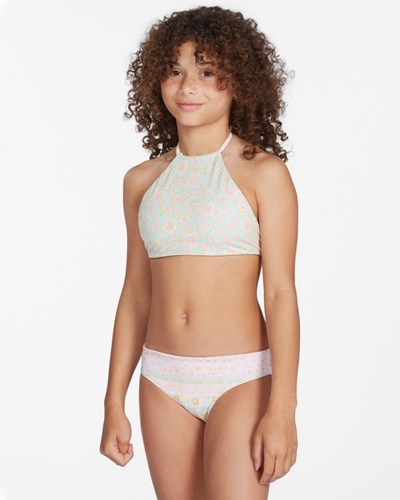 Billabong Layered With Love High Neck Reversible Bikiny Set Multi | LGZNDB-069