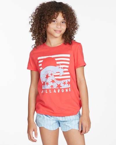 Billabong Lazy Day Boyfriend T-Shirt Fuego | ESQYMV-760