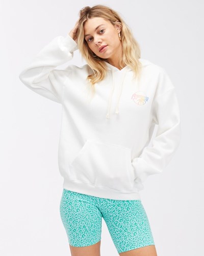 Billabong Local Favorite Pullover Grafická Hoodie Salt Crystal | ELOAQF-605