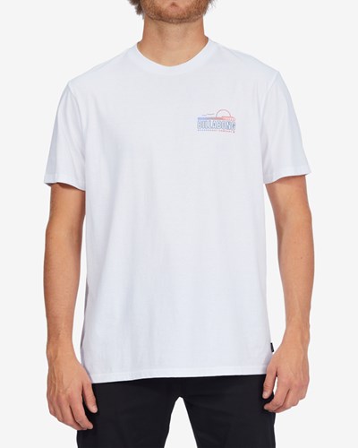 Billabong Lounge Krátké Sleeve T-Shirt Bílé | OUHJXZ-923