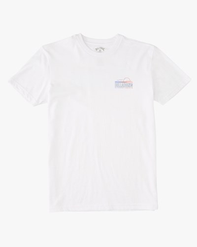 Billabong Lounge Krátké Sleeve T-Shirt Bílé | RGDFEM-269
