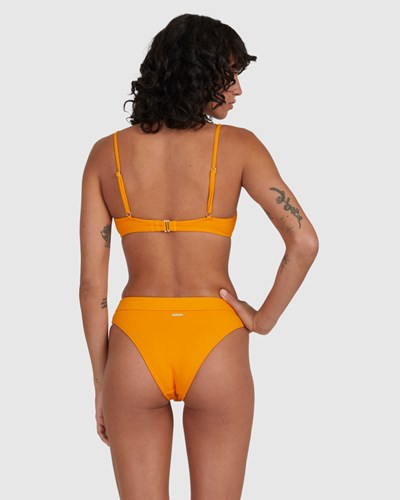 Billabong Love Myself Maui Rider High-Rise Bikiny Bottoms Amber | HOBRJT-278