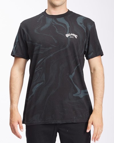 Billabong Marble Arch Krátké Sleeve T-Shirt Černé | DSWPMC-891