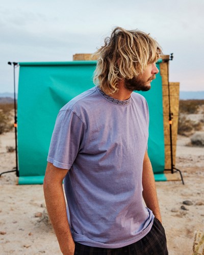Billabong Mesa Wave Washed Organic Krátké Sleeve T-Shirt Dusty Grape | PDIZKC-967