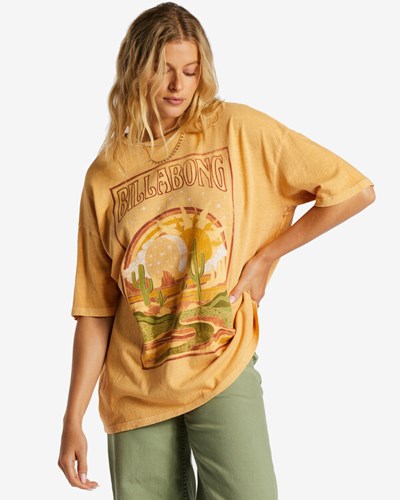 Billabong Midnight Ravers T-shirt Zlaté | EQRKHP-253