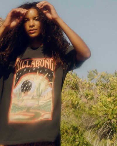 Billabong Midnight Ravers T-shirt Černé | KHEVQT-807