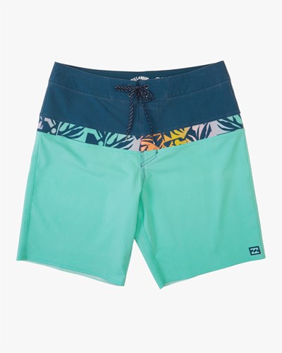 Billabong Momentum Pro Boardshorts 19" Aqua | KBQCOY-347