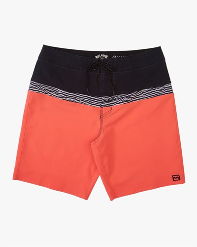 Billabong Momentum Pro Boardshorts 19" Červené | TSQJEY-596