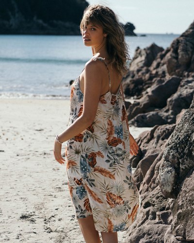 Billabong My Babylon Midi Šaty Salt Crystal | HFNMAU-867