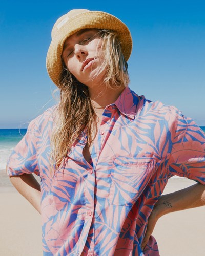 Billabong Mystic Beach Button-Down Shirt Růžové | LRKYBO-409