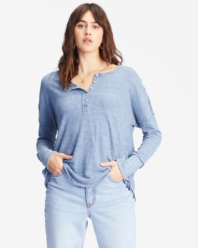 Billabong New Anyday Henley Top Medium Vintage | KSXEJT-302