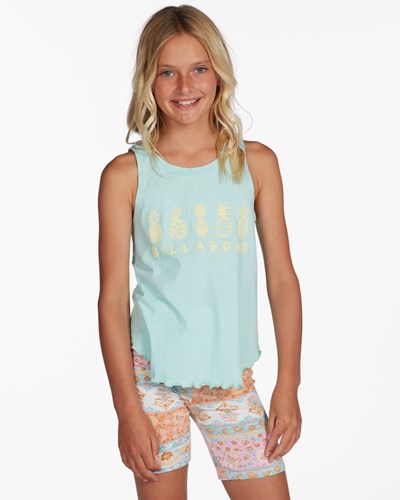Billabong Nice And Cool Tank Top Mátově Zelená | NETRJK-587