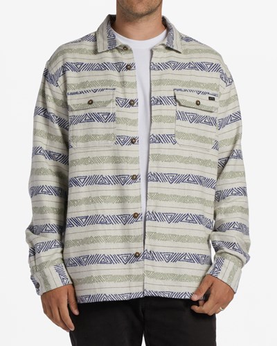 Billabong Offshore Jacquard Flannel Shirt Desert | FYTIDU-284