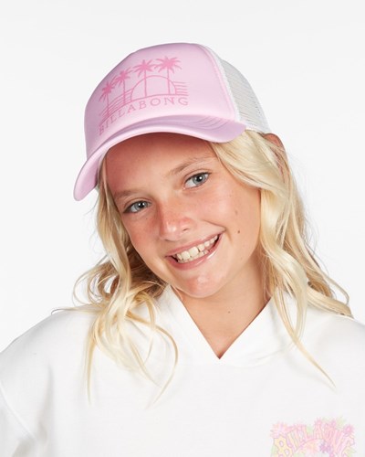 Billabong Ohana Trucker Hat Blush Crush | ZPSXME-839