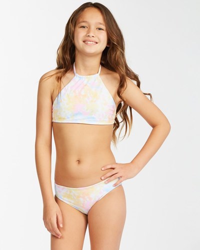 Billabong On A Rainbow Reversible High Neck Bikiny Set Multi | EAZHCF-789