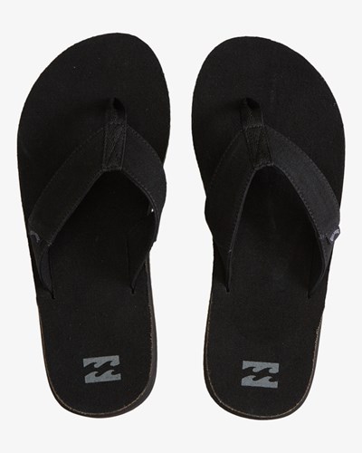Billabong Overhead Hemp Slip-On Sandals Černé | FEAJCB-567