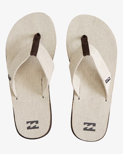 Billabong Overhead Hemp Slip-On Sandals Natural | KNMSGD-628