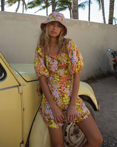 Billabong Paradise Mini Šaty Moss | IWBZLH-829