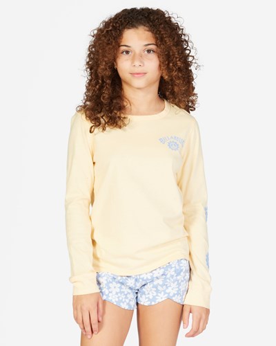 Billabong Peace Be The Journey Long Sleeve T-Shirt Buttermilk | AREFSJ-628