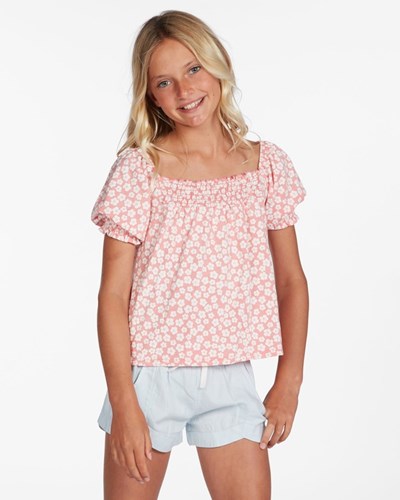 Billabong Perfect Puff Knit Top Sorbet | KSAJHP-163