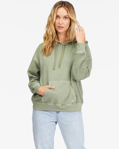 Billabong Perfect Weekend Heavyweight Pullover Hoodie Army | REOSQM-682