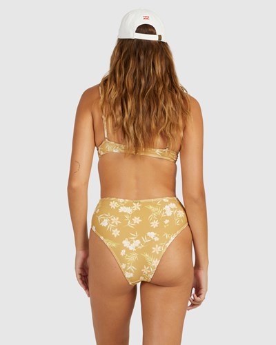 Billabong Piccolo Hi-Rise Maui Rider Bikiny Bottoms Hořčice Zlaté | AQXBVM-180