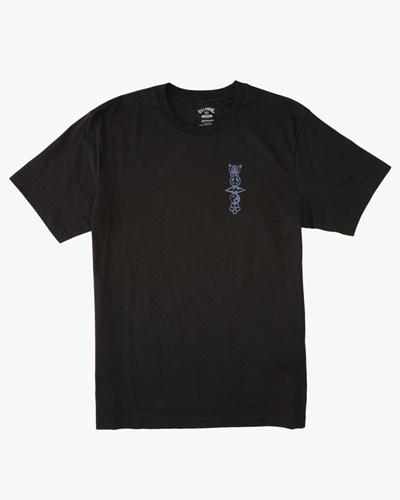 Billabong Plants Dance Organic Krátké Sleeve T-Shirt Černé | TOKRQV-760