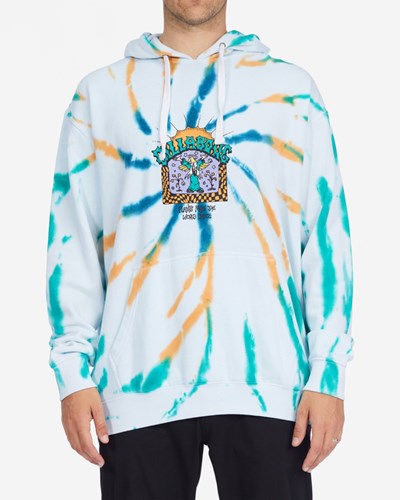 Billabong Plants Dance Organic Pullover Hoodie Multi | ZYOBVT-438