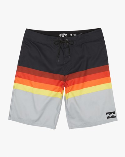 Billabong Platinum Stripe Boardshorts 20" Černé | DXCKIU-947