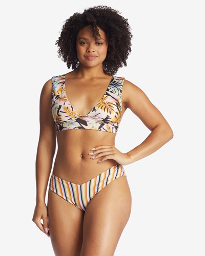 Billabong Postcards From Paradise Plunge Reversible Bikiny Top Multi | HJEFTO-860