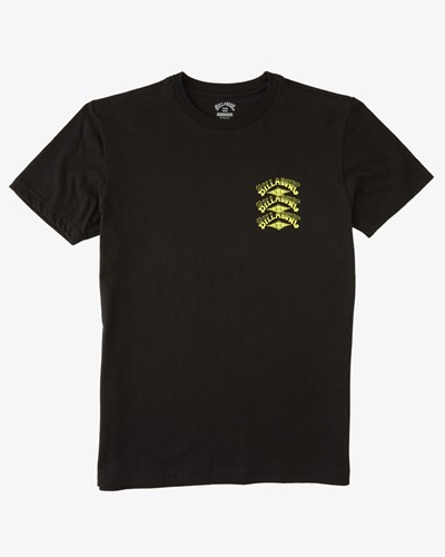 Billabong Providence Krátké Sleeve T-Shirt Černé | SHVMBC-847