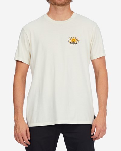 Billabong Providence Wave Washed Krátké Sleeve T-Shirt Bílé | CBNXUP-943