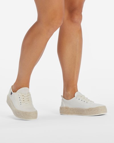 Billabong Puebla Platene Platformy Shoes Bílé | EOPNUD-736
