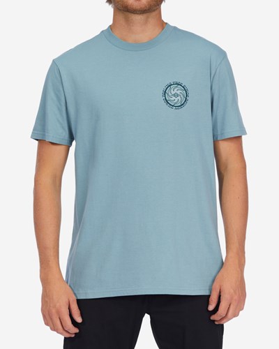 Billabong Radiation Krátké Sleeve T-Shirt Blankyt | NWIUQR-650